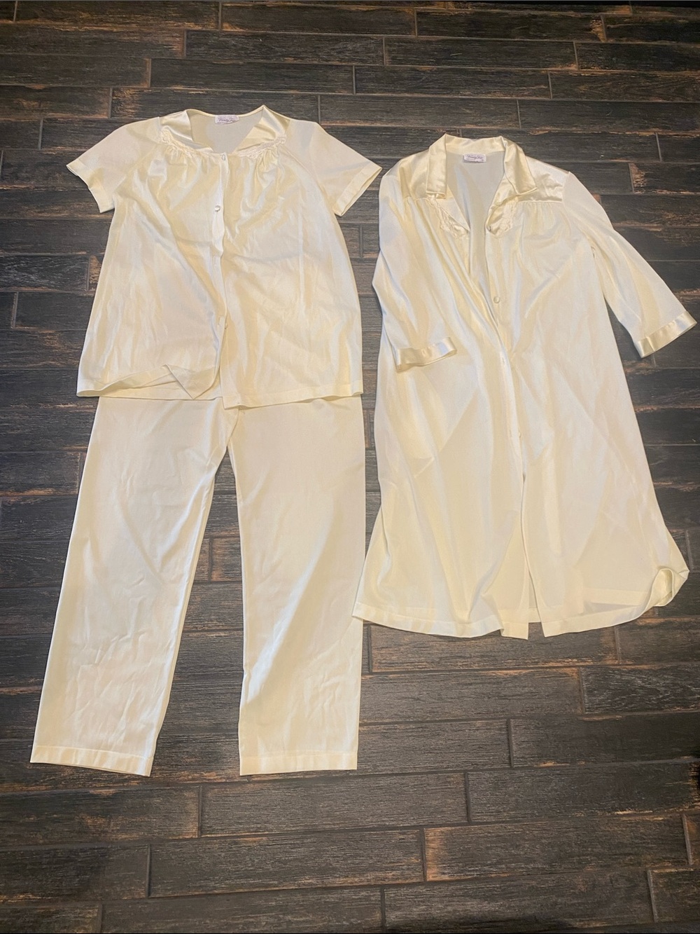 Vintage Vanity Fair Pajama Set with Robe